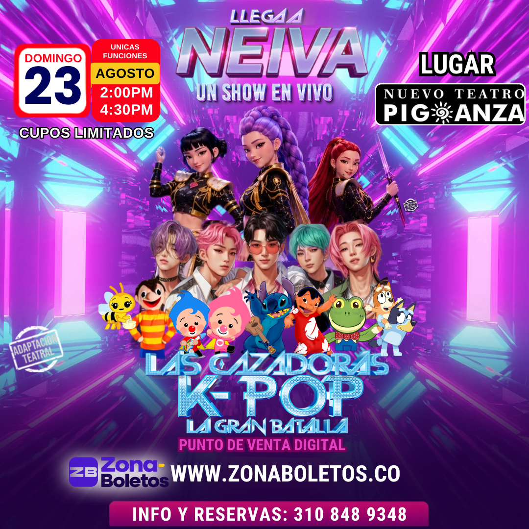 Guerreras Kpop Neiva 4:30 pm