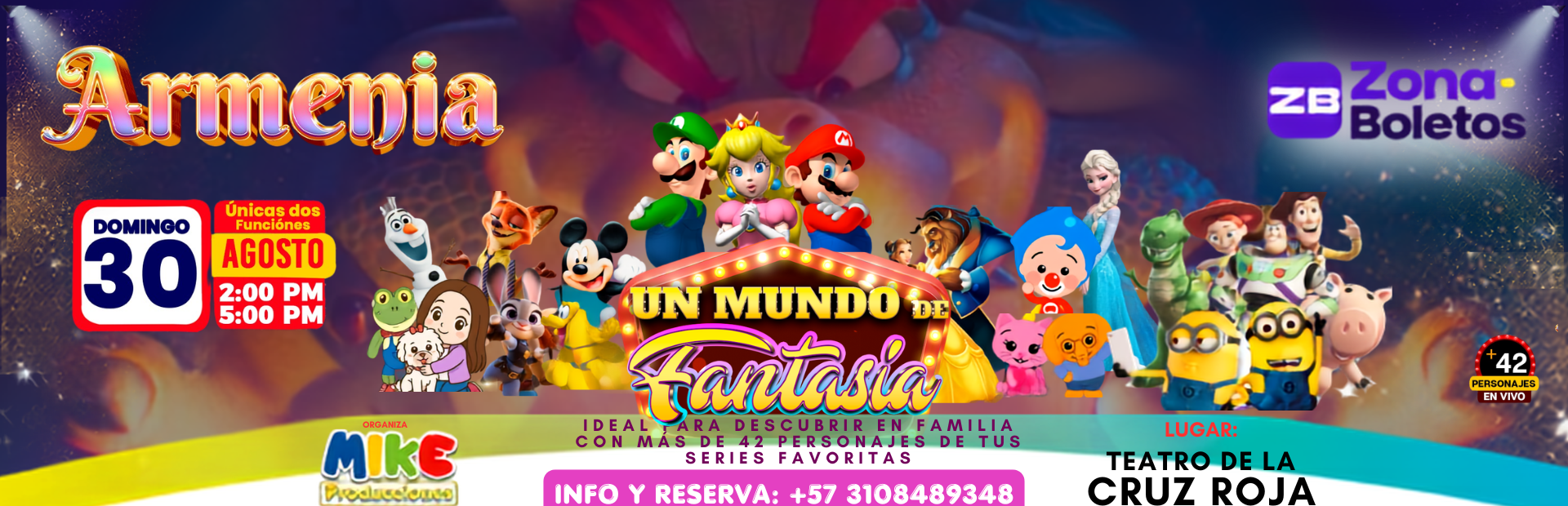Un Mundo de Fantasía Armenia 5:00 pm
