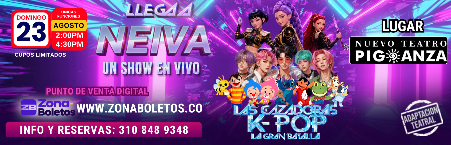 Guerreras Kpop Neiva 4:30 pm