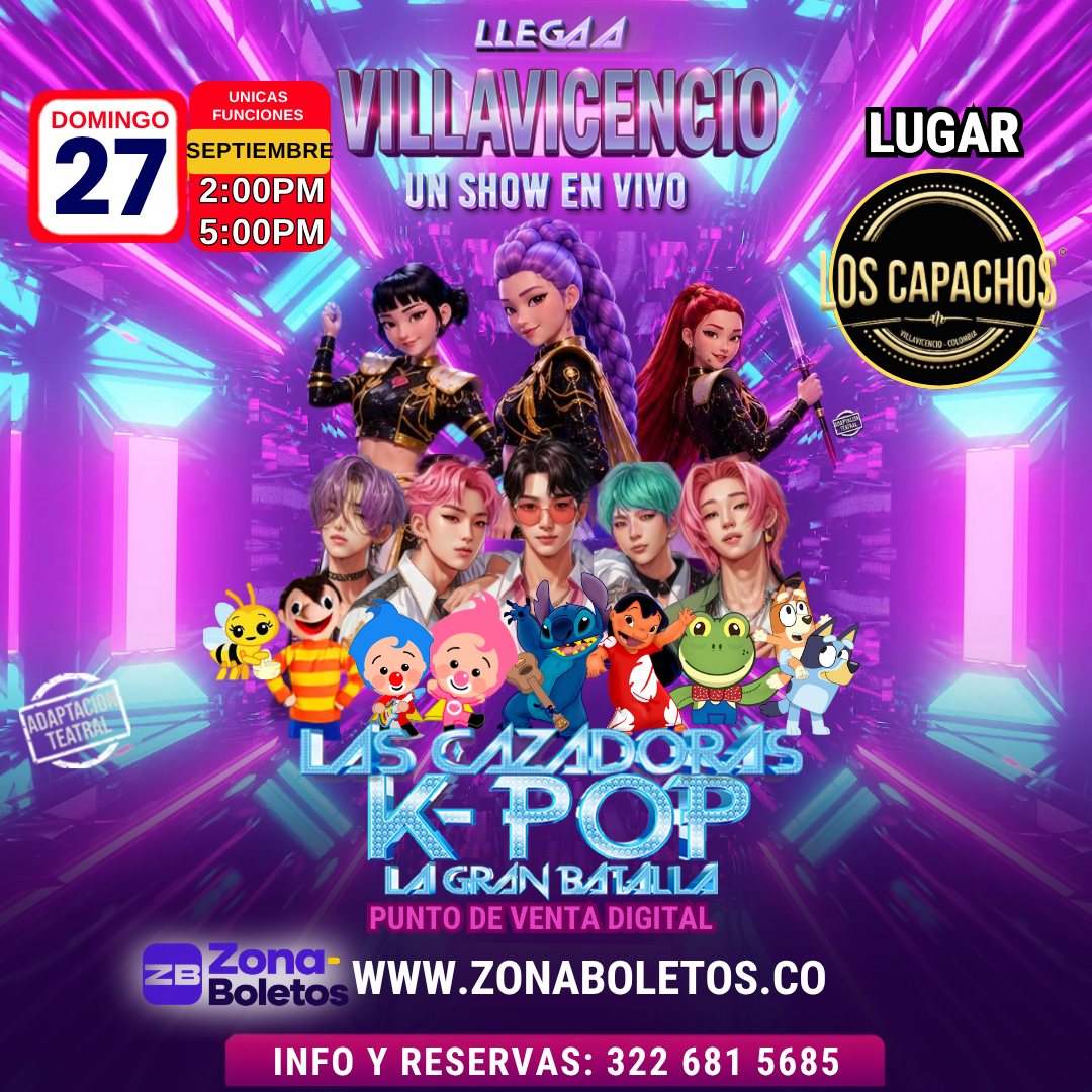 Guerreras Kpop Villavicencio 5:00 pm