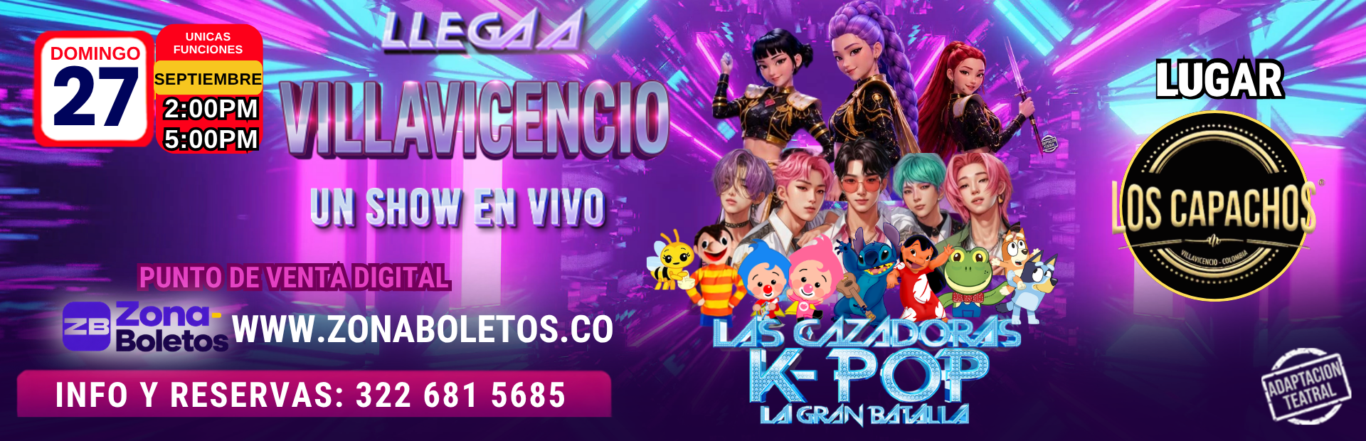 Guerreras Kpop Villavicencio 5:00 pm