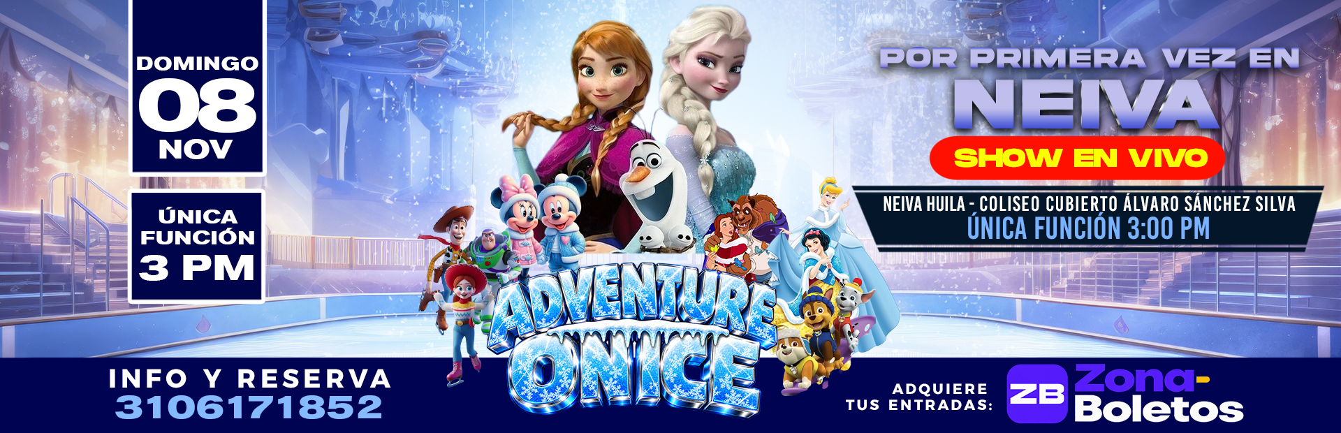 Aventuras On Ice Neiva 3:00 pm