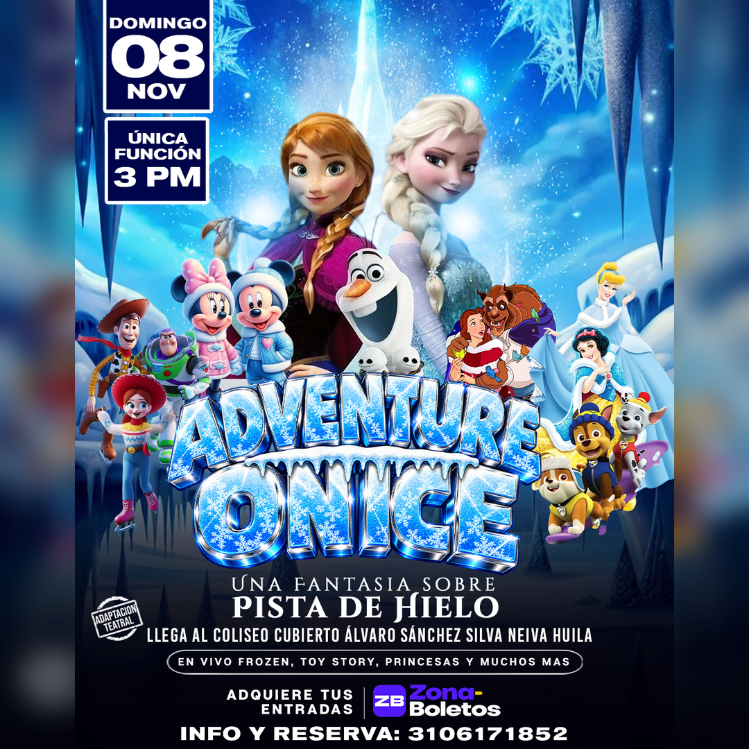 Aventuras On Ice Neiva 3:00 pm
